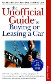 Tapa de The unofficial guide to buying or leasing a car