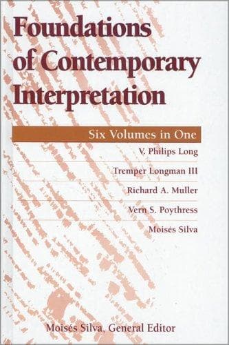 Tapa de Foundations of contemporary interpretation