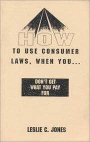 Tapa de How to use consumer laws