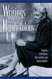Tapa de Writings from the Handy Colony
