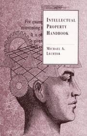 Tapa de Intellectual property handbook