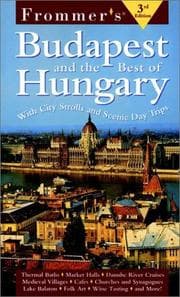 Tapa de Frommer's Budapest & the best of Hungary