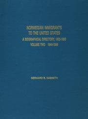 Tapa de Norwegian immigrants to the United States