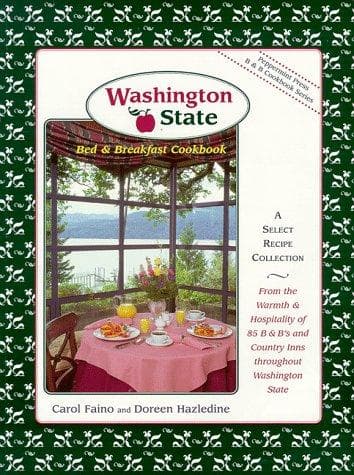 Tapa de Washington State bed & breakfast cookbook