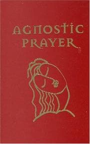 Tapa de Agnostic Prayer