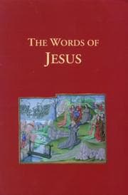 Tapa de The words of Jesus