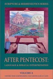 Tapa de After Pentecost