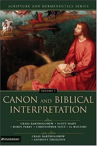 Tapa de Canon And Biblical Interpretation (Scripture and Hermeneutics)