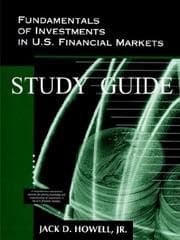 Tapa de Fundamentals of Investments In U.S. Financial Markets - Study Guide