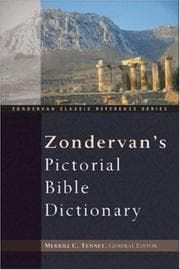 Tapa de Zondervan's Pictorial Bible Dictionary