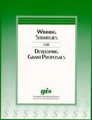 Tapa de Winning strategies for developing grant proposals