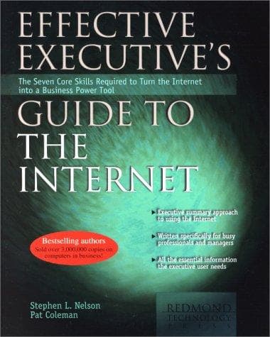 Tapa de Effective executive's guide to the Internet
