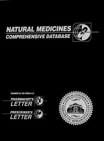 Tapa de Natural Medicines Comprehensive Database
