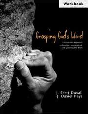 Tapa de Grasping God's Word