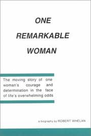 Tapa de One Remarkable Woman