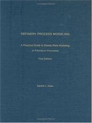 Tapa de Refinery Process Modeling