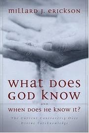 Tapa de What does God know and when does he know it?