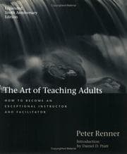 Tapa de Art of Teaching Adults