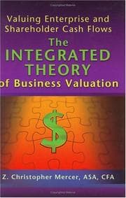Tapa de Valuing Enterprise and Shareholder Cash Flows