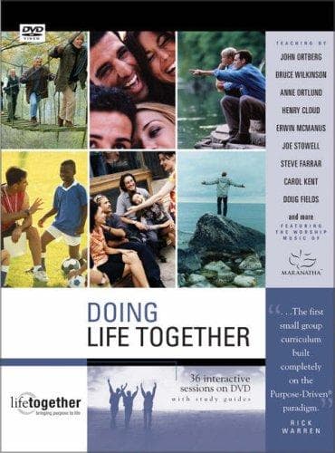 Tapa de Doing Life Together DVD Curriculum
