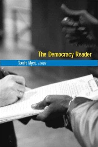 Tapa de The democracy reader