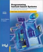 Tapa de Programming Itanium-based Systems