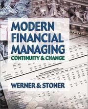 Tapa de Modern financial managing