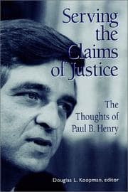 Tapa de Serving the Claims of Justice
