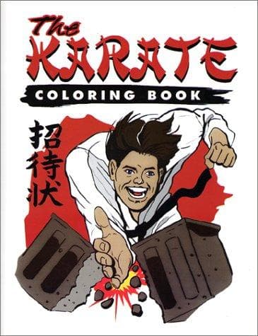 Tapa de The Karate Coloring Book