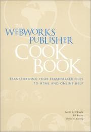 Tapa de The WebWorks Publisher cookbook