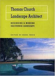 Tapa de Thomas Church, Landscape Architect