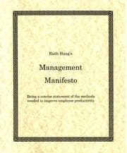 Tapa de Ruth Haag's Management Manifesto