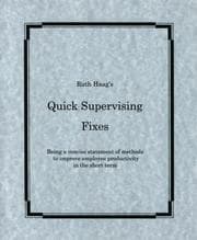Tapa de Ruth Haag's Quick Supervising Fixes