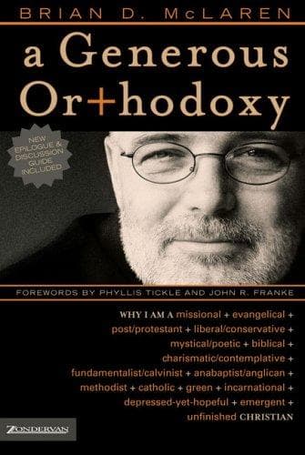 Tapa de A generous orthodoxy