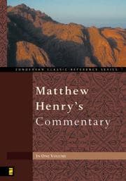 Tapa de Matthew Henry's Commentary in one volume