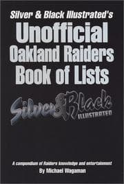Tapa de Unofficial Oakland Raiders Book of Lists