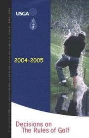 Tapa de Decisions on the Rules of  Golf, 2004-2005