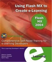 Tapa de Using Flash MX to create e-learning