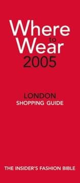 Tapa de Where To Wear 2005