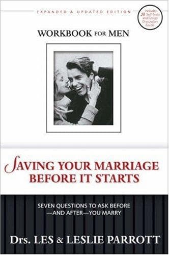 Tapa de Saving Your Marriage Before It Starts Workbook for Men