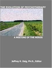 Tapa de The evolution of psychotherapy