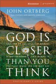 Tapa de God Is Closer Than You Think Participant's Guide