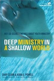 Tapa de Deep ministry in a shallow world