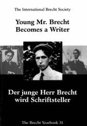 Tapa de Brecht Yearbook / Das Brecht-Jahrbuch, Volume 31