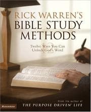 Tapa de Rick Warren's Bible Study Methods