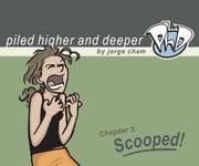 Tapa de Scooped! The Third Piled Higher and Deeper Comic Strip Collection