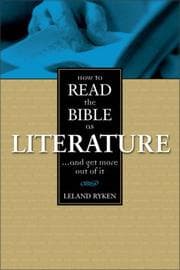Tapa de How to read the Bible as literature