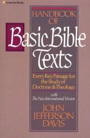 Tapa de Handbook of basic Bible texts