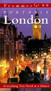 Tapa de Frommer's Portable London '99