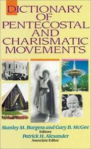 Tapa de Dictionary of Pentecostal and charismatic movements